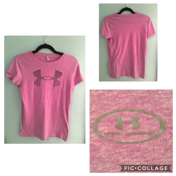 Under Armour purple workout/casual tee - Picture 2 of 2
